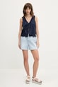 Hollister Co. vestă de in KI340.5068.200 bleumarin SS25