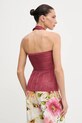 Odzież Marciano Guess top GIA 5GGR16.5811Z czerwony