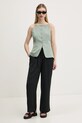 Abercrombie & Fitch top KI140.5050.340 verde SS25