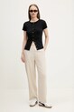 Tričko Abercrombie & Fitch KI139.5293.900 černá SS25