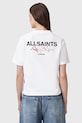 AllSaints t-shirt in cotone AMORE W056JC bianco SS25