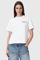Одяг Бавовняна футболка AllSaints AMORE W056JC білий