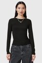 Блузка AllSaints BEC casual чорний W067JC