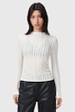 AllSaints bluza AKI model fin alb W032JC
