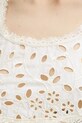 Ermanno Scervino top bawełniany 56TL001EN3 biały
