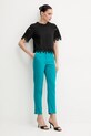 Morgan tricou din bumbac DFUTUR DFUTUR negru SS25
