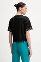 Îmbrăcăminte Morgan tricou din bumbac DFUTUR DFUTUR negru