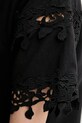 Morgan tricou din bumbac DFUTUR DFUTUR negru