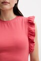 United Colors of Benetton top 3FMED10A3 różowy