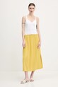 United Colors of Benetton top bawełniany 101TDH01B biały SS25