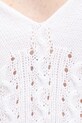 United Colors of Benetton top bawełniany 101TDH01B biały