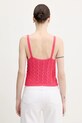Îmbrăcăminte United Colors of Benetton top din bumbac 101TDH01B roz
