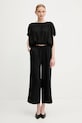 United Colors of Benetton bluzka 5NPHDQ0C6 czarny SS25