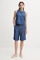 Bombažna majica United Colors of Benetton 5DHJDH00Q modra SS25