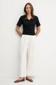 Хлопковая футболка United Colors of Benetton 3J5CD401R чёрный SS25