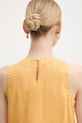 United Colors of Benetton bluză din in 5BMLDQ0BU galben