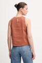 Одежда Льняная блузка United Colors of Benetton 5BMLDQ0BU оранжевый
