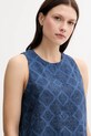 United Colors of Benetton vászon top kék 5KPRDQ0BU