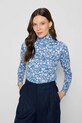 Bizuu bluza OWAKA flori albastru OWAKA.LARI.BLUE.SS25