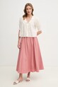 Hoss Intropia camasa din bumbac 6289137 bej SS25