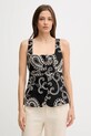Pedro del Hierro bluzka regular czarny 7659081