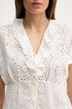 Pedro del Hierro bluzka bawełniana 7659080 biały