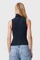 AllSaints top BEC ROLL bleumarin W004JC