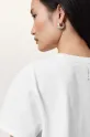 Oblečení Bavlněné tričko AllSaints SOPH W005JY bílá