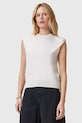 AllSaints tricou de lana KAYLA uni alb W016KC