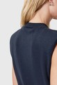 Odzież AllSaints top wełniany KAYLA W016KC granatowy