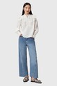 AllSaints bluzka bawełniana HEATHER W038PC
