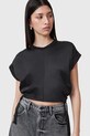 AllSaints bluza MIRA SATIN uni negru W054JC