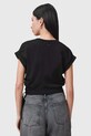 AllSaints bluza MIRA SATIN negru W054JC