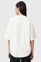 Îmbrăcăminte AllSaints tricou din bumbac FLOW EMB AMELIE W068JC alb