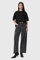 AllSaints tricou din bumbac FUSE ETTA W071JC negru