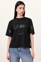 Футболка AllSaints LINI BIGGY з еластаном чорний W210JA