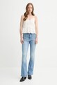 Βαμβακερή μπλούζα Levi's CORA SL BLOUSE 001SI μπεζ SS25