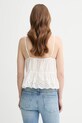 Odzież Levi's bluzka bawełniana CORA SL BLOUSE 001SI beżowy