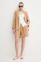 Блузка Sisley 1084MH00G бежевый SS25