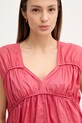 Sisley bluză din bumbac roz 5HO1LQ08X