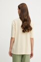 Îmbrăcăminte Sisley tricou din bumbac 3F8NL107B bej
