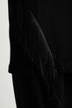 Sisley t-shirt bawełniany 3F8NL107B czarny