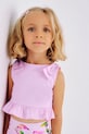 Дитяча бавовняна блузка Mayoral 3023.6D.Mini.PPYA рожевий