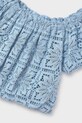 Дитяча блузка Mayoral блакитний 6151.8A.Junior.PPYA