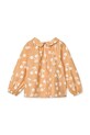 Детская хлопковая блузка Liewood Rhea Printed Top LW19917 оранжевый SS25