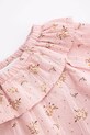 Dětská bavlněná halenka Coccodrillo růžová WC5140101DGK
