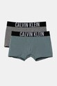 Calvin Klein Underwear gyerek boxer 2 db elasztikus boxeralsó türkiz B70B700509.PPYA