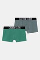 Calvin Klein Underwear gyerek boxer 2 db elasztikus boxeralsó zöld B70B700509.PPYA