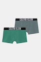Dječje bokserice Calvin Klein Underwear 2-pack uske bokserice zelena B70B700509.PPYA