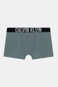 Chłopiec Calvin Klein Underwear bokserki dziecięce 2-pack B70B700509.PPYA zielony